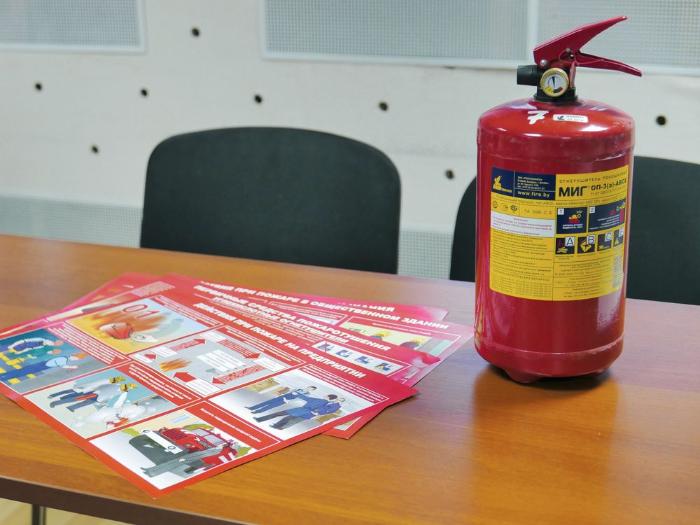 Виды инструктажей по пожарной безопасности